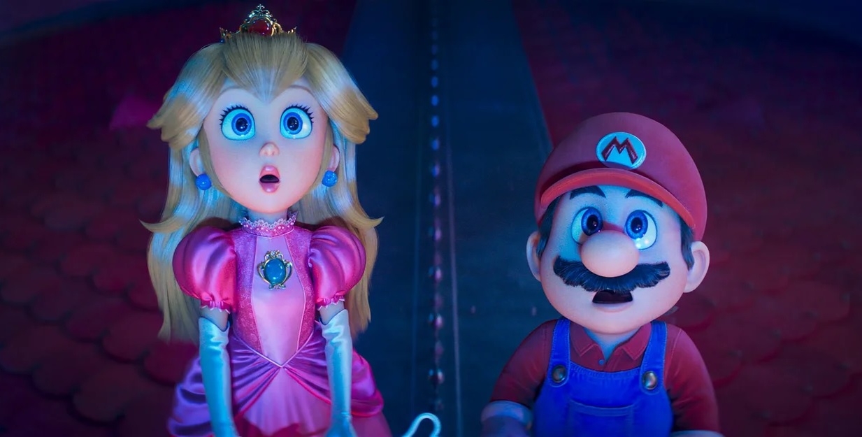 Film backdrop for The Super Mario Galaxy Movie