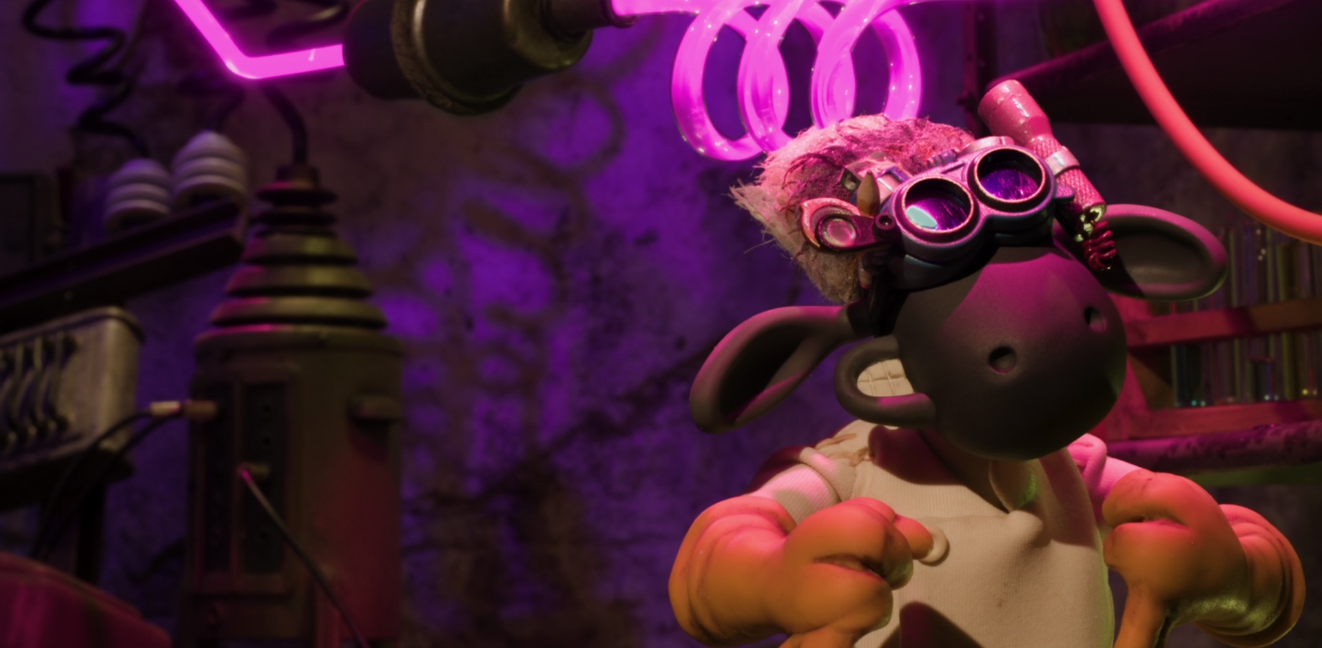 Film backdrop for Shaun the Sheep: The Beast of Mossy Bottom