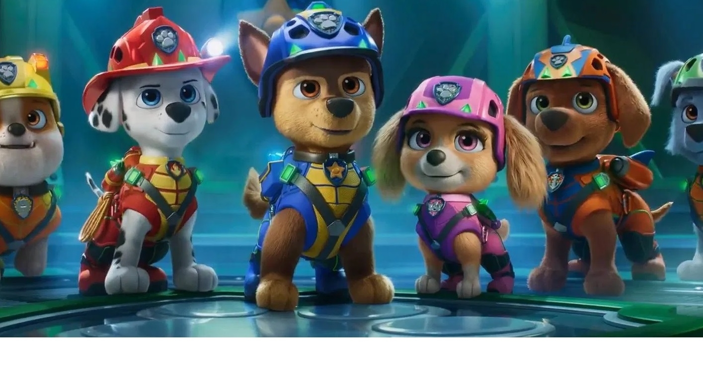 Film backdrop for Paw Patrol - The Dino Movie