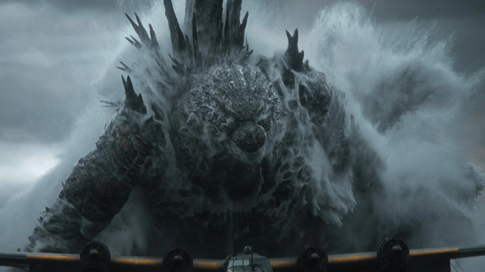 Film backdrop for Godzilla Minus Zero