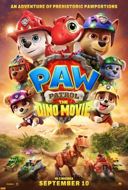 Theatrical poster for Paw Patrol - The Dino Movie