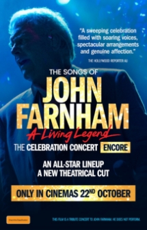 Theatrical poster for THE SONGS OF JOHN FARNHAM - A LIVING LEGEND