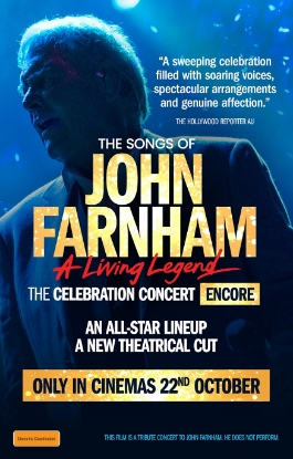 Theatrical poster for THE SONGS OF JOHN FARNHAM - A LIVING LEGEND